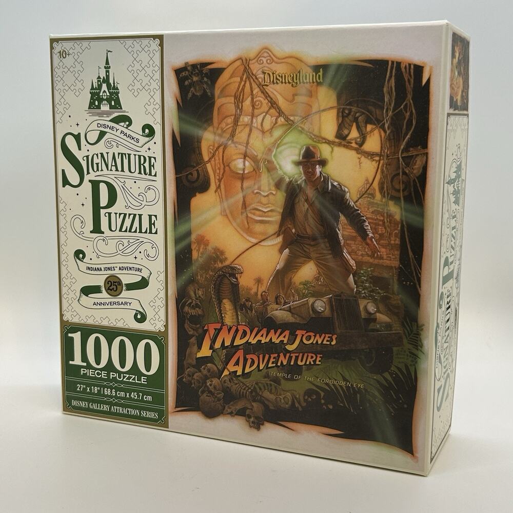 Puzzle Disney Parks Signature Indiana Jones Adventure 1000 Pc 25th Anniversary